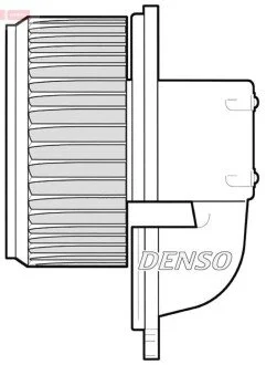 Вентилятор, конденсатор кондиционера DENSO DEA09022 (фото 1)