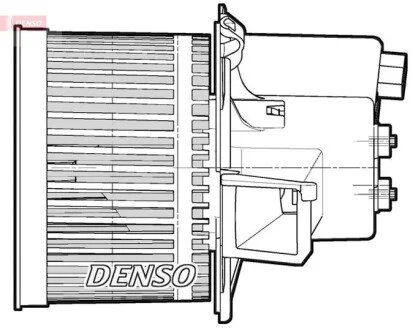Вентилятор, конденсатор кондиционера DENSO DEA09061