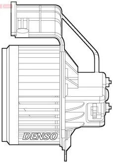 Вентилятор салона R KANGOO 08- DENSO DEA23020