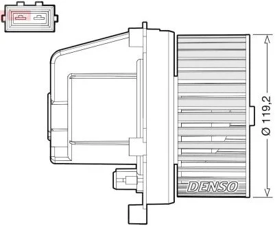 Dmuchawa VOLVO V70 II... DENSO DEA33003