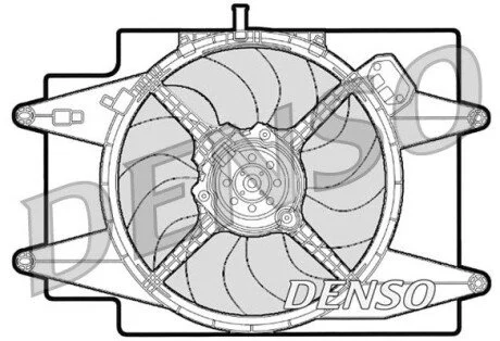 Вентилятор, охлаждение двигателя DENSO DER01001 (фото 1)