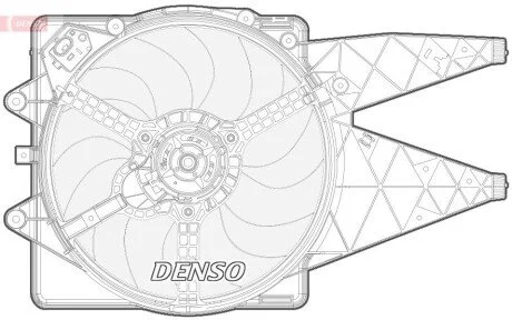 Вентилятор радиатора DENSO DER09092
