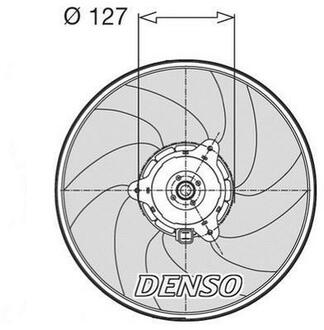 Вентилятор радиатора DENSO DER21003