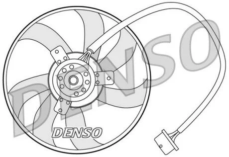 Вентилятор, охлаждение двигателя DENSO DER32003