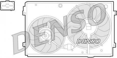 Вентилятор охлаждения радиатора DENSO DER32011