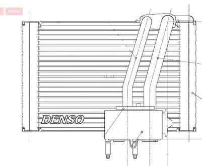 Испаритель, кондиционер DENSO DEV07005