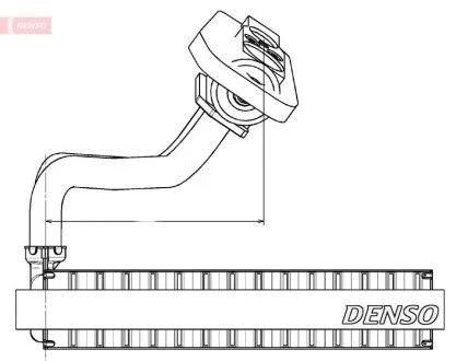 Испаритель, кондиционер DENSO DEV09020