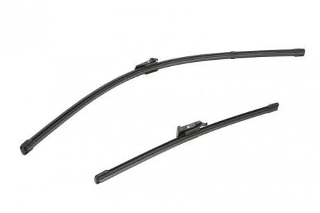 Щетка дворн. К-кт (65+35см) Push Button 19mm бескаркас Fiat/Nissan 12- DENSO DF-041
