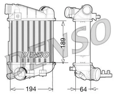 Інтеркулер DENSO DIT02027