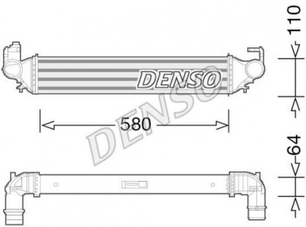 Теплообмінник DENSO DIT09117 (фото 1)