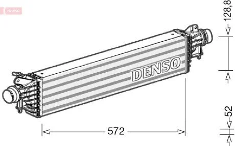 Інтеркулер DENSO DIT20004 (фото 1)