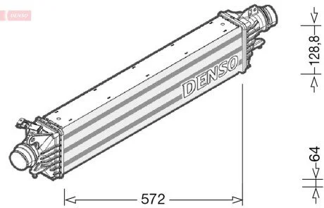 Інтеркулер DENSO DIT20006