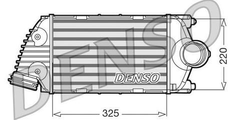 Інтеркулер DENSO DIT28016
