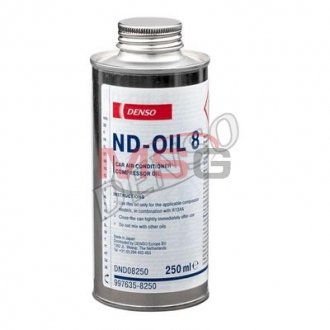 Мастило компрессорне ND-Oil 8 (R134a) 0,25 л (997635-8250) DENSO DND08250 (фото 1)