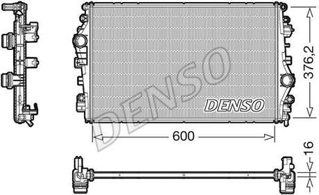 Радиатор DENSO DRM01009 (фото 1)