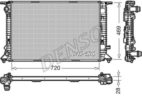 Радиатор DENSO DRM02022