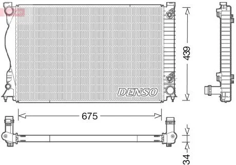 Теплообмінник DENSO DRM02028 (фото 1)