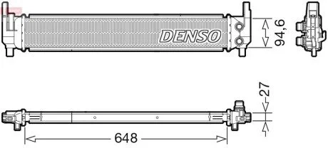 Радіатор охолоджування DENSO DRM02042