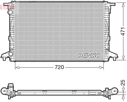 Радіатор DENSO DRM02043 (фото 1)
