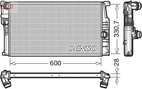 CH£ODNICA SILNIKA BMW DENSO DRM05015