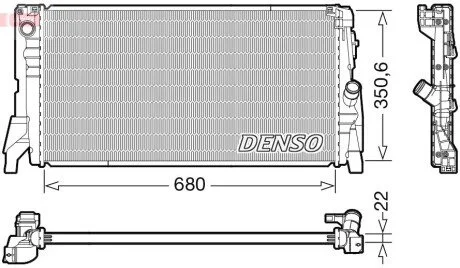 Радіатор DENSO DRM05118