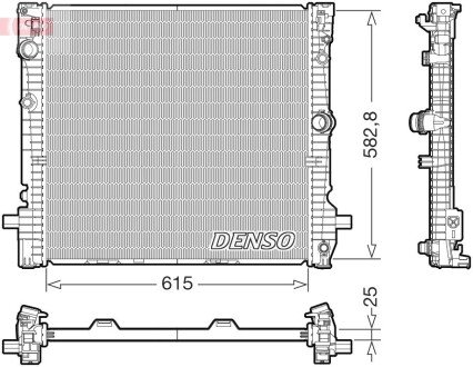 Chłodnica BMW X3 (G01) / X4 (G02) DENSO DRM05124