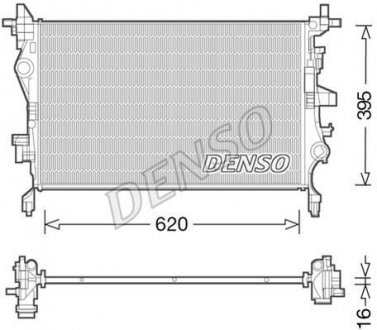 Chodnica FIAT 500X 14- DENSO DRM06036 (фото 1)