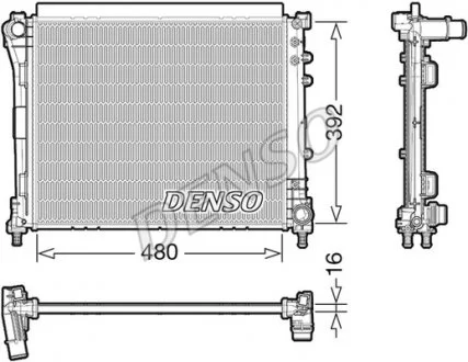 Радіатор DENSO DRM09006
