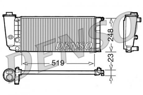 Радиатор DENSO DRM09061