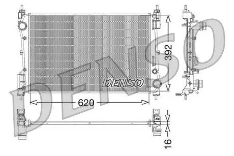 Радиатор DENSO DRM09114