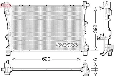 Теплообмінник DENSO DRM09166
