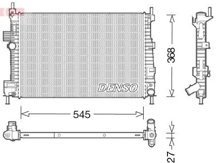 Радіатор DENSO DRM10009