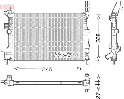 Радіатор DENSO DRM10029