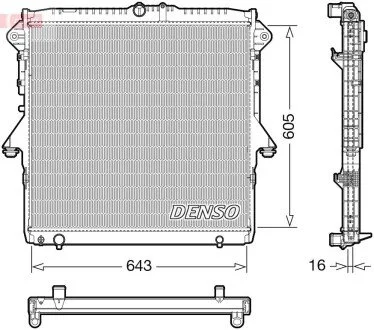 Радіатор DENSO DRM10118