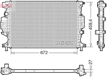 Радіатор DENSO DRM10120