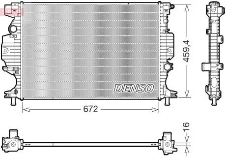 CHŁODNICA SILNIKA DENSO DRM10121