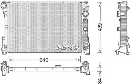 Радиатор DENSO DRM17048