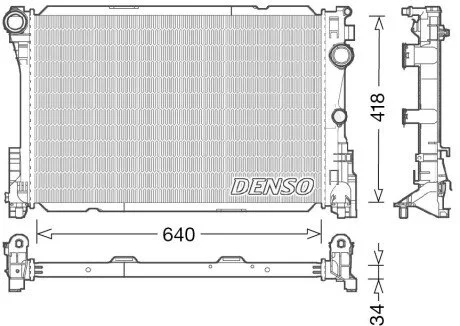 Радіатор DENSO DRM17049