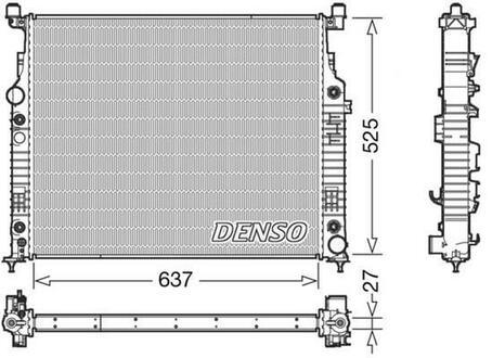 Радиатор DENSO DRM17056 (фото 1)
