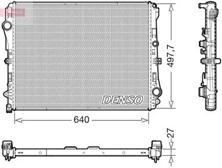 Радіатор MERCEDES GLC/E/S \'\'16>> DENSO DRM17116
