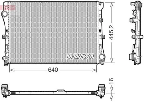 CHŁODNICA SILNIKA DENSO DRM17118