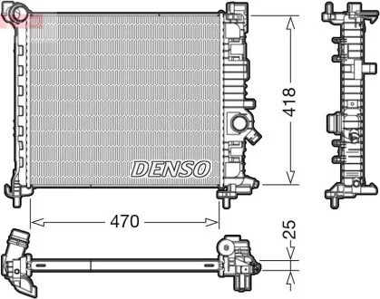 Радіатор DENSO DRM20114