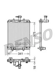 Радиатор DENSO DRM21600 (фото 1)