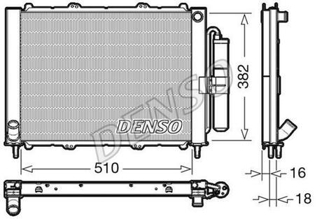 Радиатор кондиционера DENSO DRM23103 (фото 1)