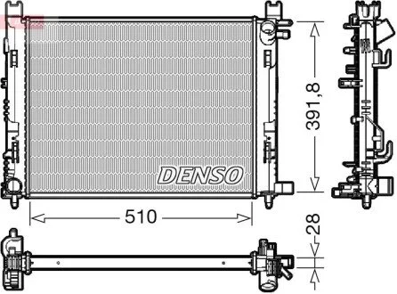 Радіатор DENSO DRM23109
