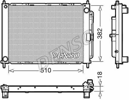 Радиатор основной DENSO DRM23111 (фото 1)