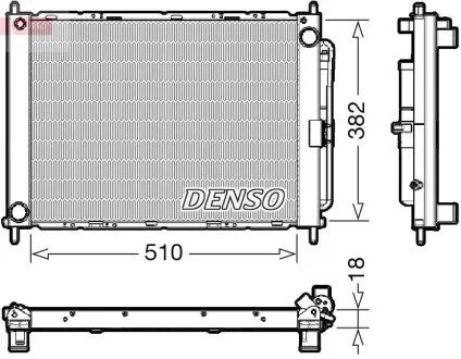 Радіатор основний DENSO DRM23111 (фото 1)