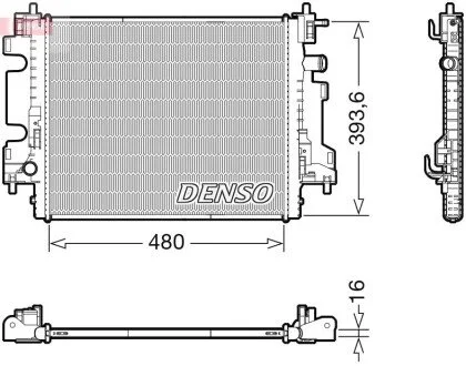 Радиатор основной DENSO DRM23113