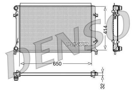 Радиатор DENSO DRM32016