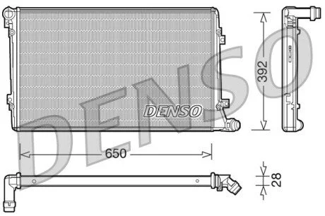 Радиатор DENSO DRM32019